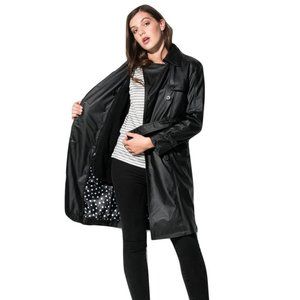 James&Co, Vegan Leather Trench Coat Irene